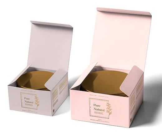 Custom Cream Boxes