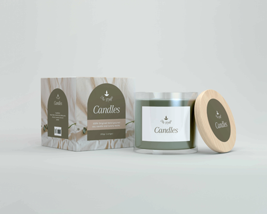 Printed Candle boxes