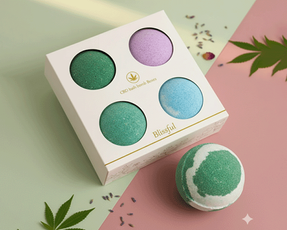 CBD Bath Bomb Boxes