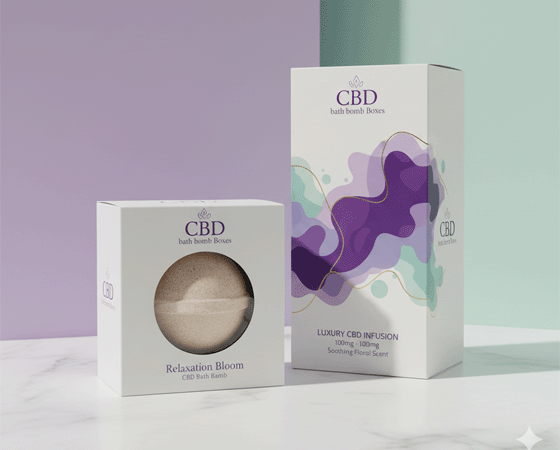 Custom Bath Bomb Boxes