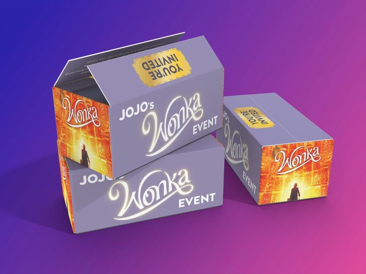 Wonka Shipping Box