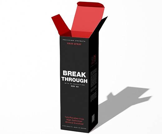 hairspray packaging